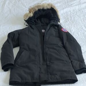 Canada Goose Black Parka with Fur Hood